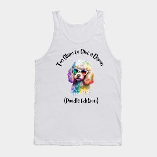 Rainbow Poodle Tank Top